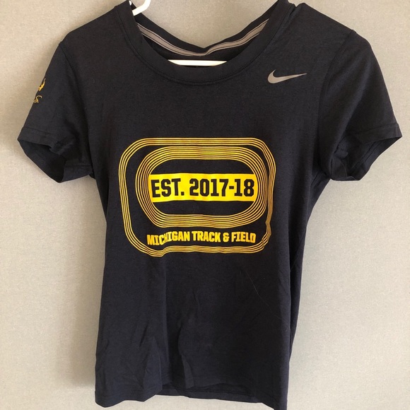 Nike Tops - New Michigan Track and Field Nike Dri-fit t-shirt